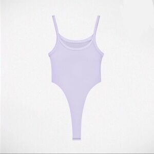 Sparrow Light Purple Cotton Bodysuit – Soft Stretch – Everyday Wear